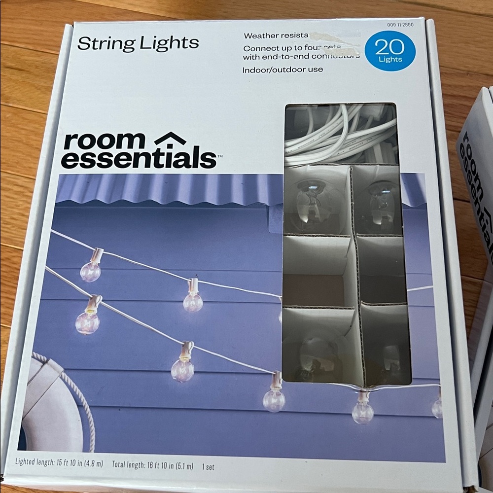 Room Essentials String Lights - Clear - Picture 2 of 3